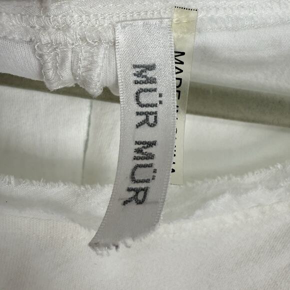 Mur Mur Peasant Top womens O/S One Size White Billowy Pullover - Picture 5 of 8
